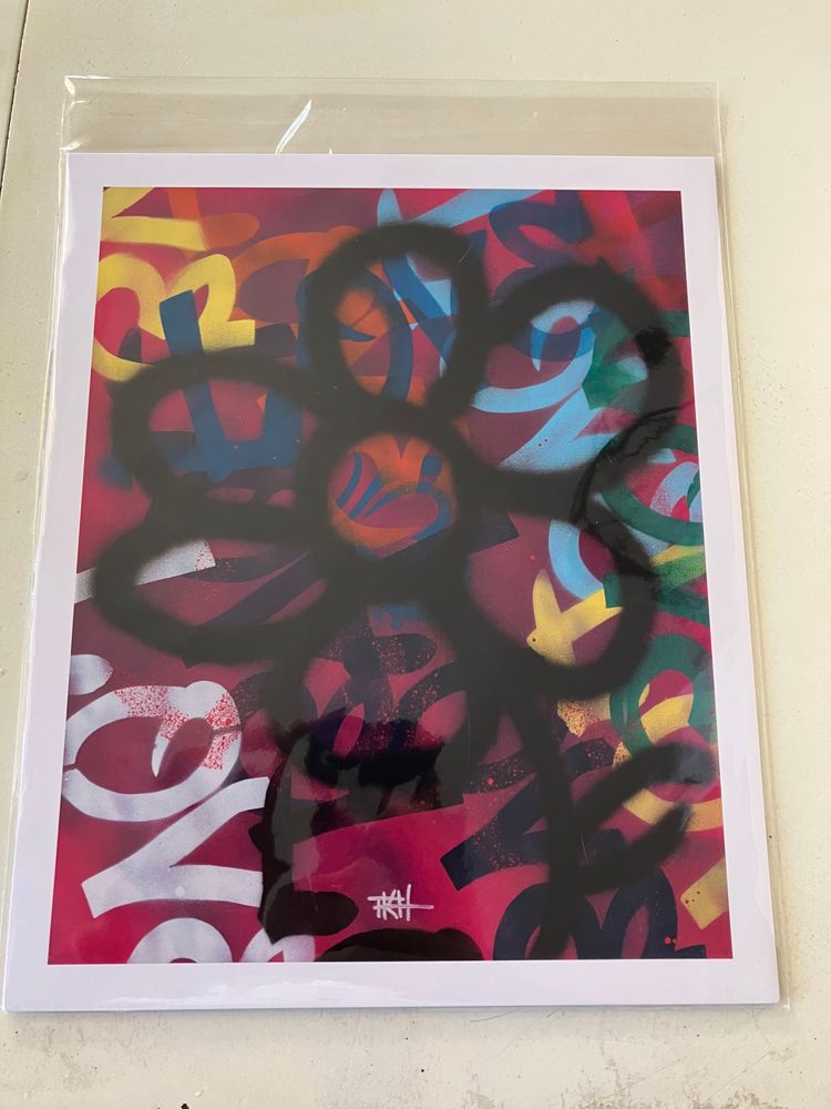 Black Flower - Print